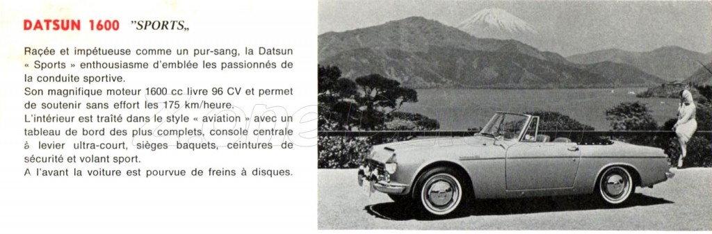 1967 belgique FAIRLADY 1600