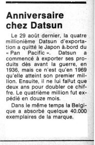 info datsun 1974