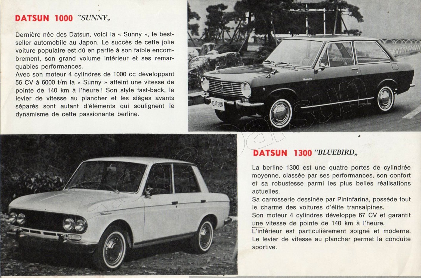 cat datsun 1967 belgique 935
