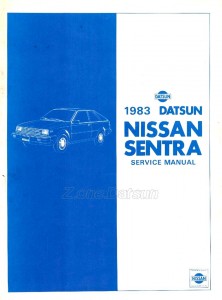 Nissan Sentra 1983 Service Manual
