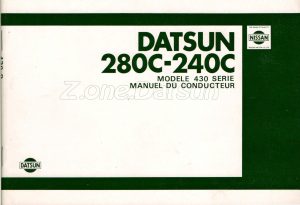 datsun 280c 240c utilisation 1980707