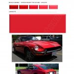 905 COULEURS rouge 905 PEINTURE DATSUN CHRONO