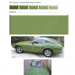 COULEUR 113 VERTE PEINTURE DATSUN CHRONO