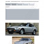 COULEUR GRIS PEINTURE DATSUN CHRONO