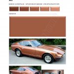 COULEURMARRON 301 PEINTURE DATSUN CHRONO